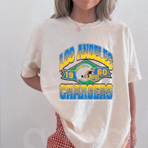 Retro Vintage 1960 Los Angeles Chargers Nfl Football Helmet Shirt