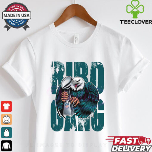 Retro Vintage Bird Gang Eagle Holding The Nfl Super Bowl Trophy shirt