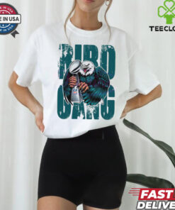 Retro Vintage Bird Gang Eagle Holding The Nfl Super Bowl Trophy shirt