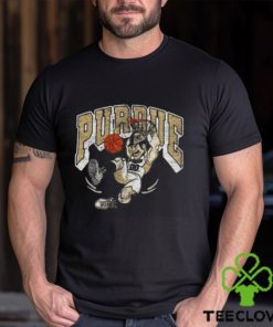 Retro Vintage Distressed Purdue Basketball Shirt