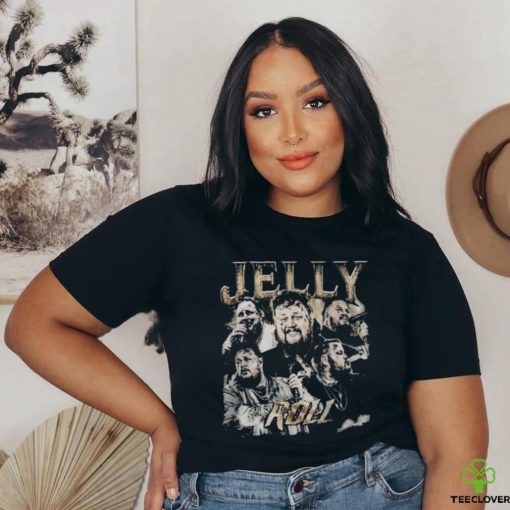 Retro Vintage Jelly Roll Music Backroad Baptism Tour 2023 Shirt