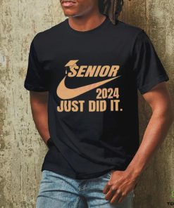 Retro senior 2024 just did it nike hoodie, sweater, longsleeve, shirt v-neck, t-shirt