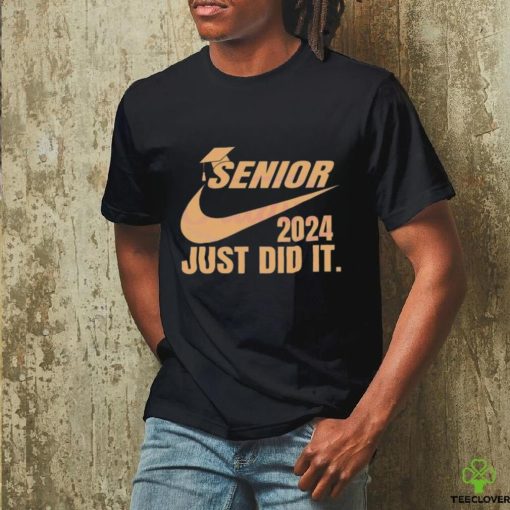 Retro senior 2024 just did it nike hoodie, sweater, longsleeve, shirt v-neck, t-shirt