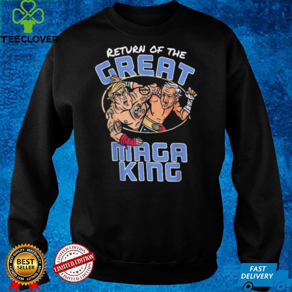 Return Of The Great Maga King Trump Vs Biden Fight T Shirt Return Of The Great Maga King Trump Vs Biden Fight T Shirt
