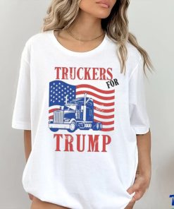 Return Truckers For Trump American Flag 2024 shirt