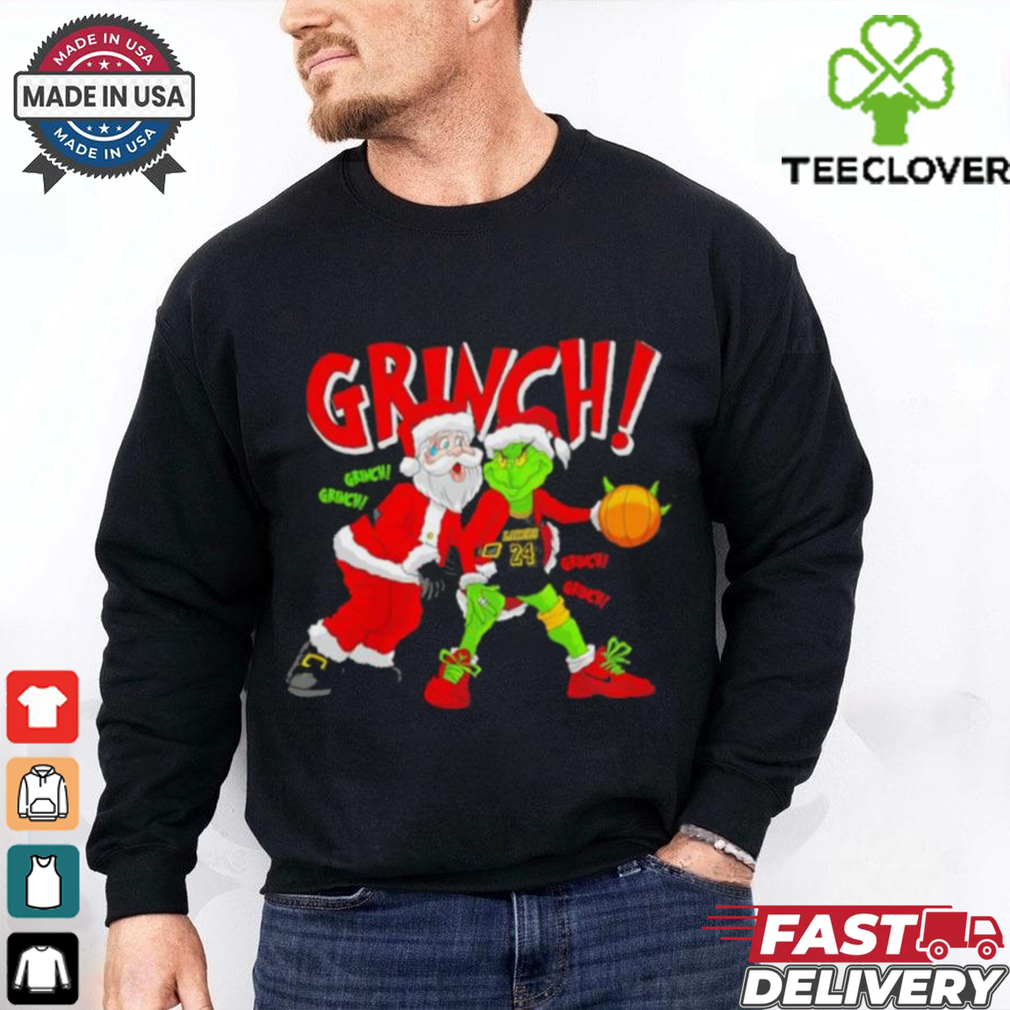 Reverse Mamba Grinch Santa Claus basketball Christmas sweatshirt Reverse Mamba Grinch Santa Claus basketball Christmas sweatshirt