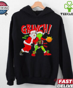 Reverse Mamba Grinch Santa Claus basketball Christmas sweatshirt