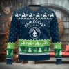 Santa Hat Logo Miami Dolphins Golden Christmas Tree Knitted Sweater