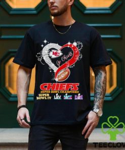 Rhinestone heart Kansas City Chiefs Super Bowl Champions hoodie, sweater, longsleeve, shirt v-neck, t-shirt