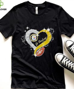 Rhinestone heart Pittsburgh Steelers go Steelers hoodie, sweater, longsleeve, shirt v-neck, t-shirt