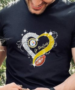 Rhinestone heart Pittsburgh Steelers go Steelers hoodie, sweater, longsleeve, shirt v-neck, t-shirt