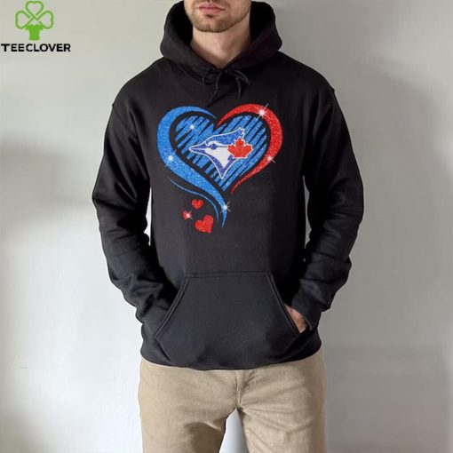 Rhinestone heart Toronto Blue Jays shirt