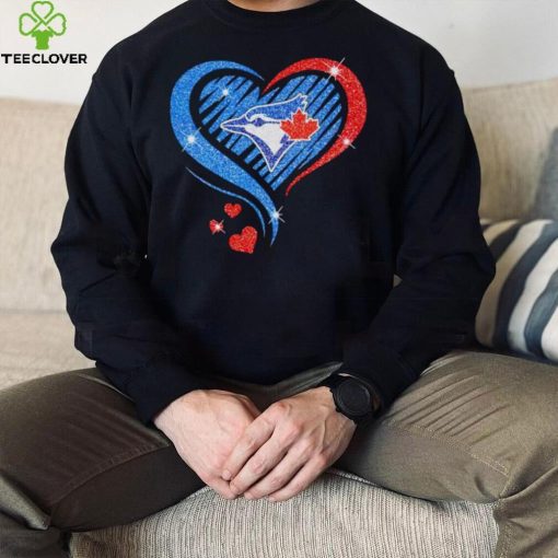 Rhinestone heart Toronto Blue Jays shirt