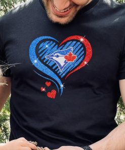 Rhinestone heart Toronto Blue Jays shirt 5 Rhinestone heart Toronto Blue Jays shirt