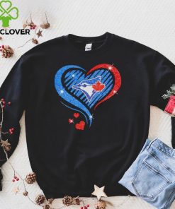 Rhinestone heart Toronto Blue Jays shirt 6 Rhinestone heart Toronto Blue Jays shirt