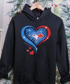 Rhinestone heart Toronto Blue Jays shirt 7 Rhinestone heart Toronto Blue Jays shirt