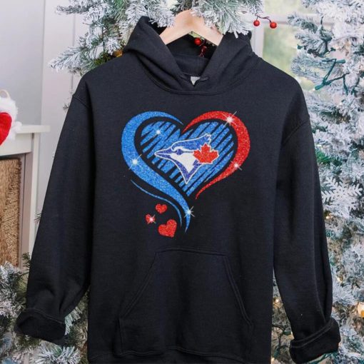 Rhinestone heart Toronto Blue Jays shirt
