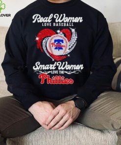 Rhinestone real women love baseball smart women love the Phillies shirt 4 Rhinestone real women love baseball smart women love the Phillies shirt