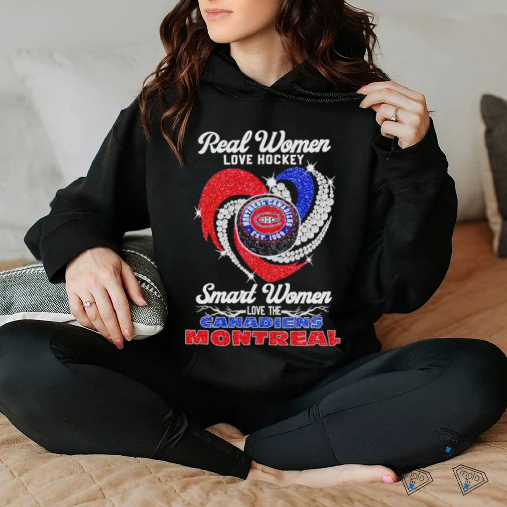 Rhinestone real women love hockey smart women love the Canadiens Montreal shirt Rhinestone real women love hockey smart women love the Canadiens Montreal shirt