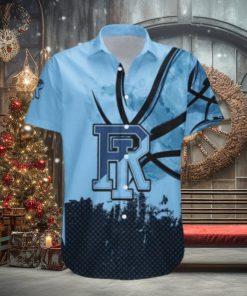 Rhode Island Rams Hawaii Shirt Basketball Net Grunge Pattern, NCAA