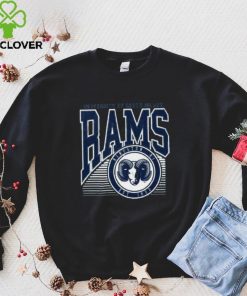 Rhode Island Rams Navy Offset Circle T Shirt