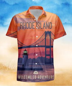 Rhode Island Retro Style Travel Summer 3D Hawaiian Shirt Gift For Men And Women Fans 1 Rhode Island Retro Style Travel Summer 3D Hawaiian Shirt Gift For Men And Women Fans