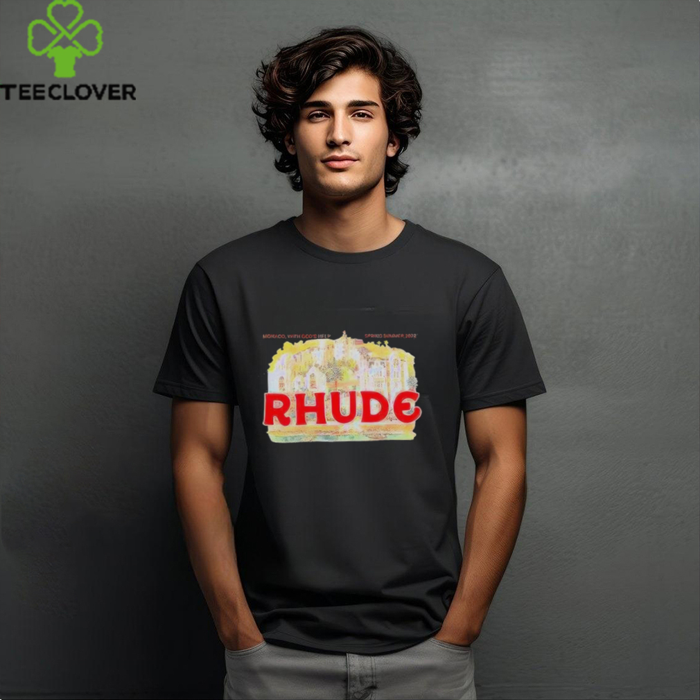 Rhude monaco with god’s help spring summer 2022 shirt Rhude monaco with god’s help spring summer 2022 shirt