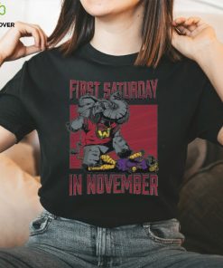 Alabama Crimson Tide First Saturday Elephant In November Shirt