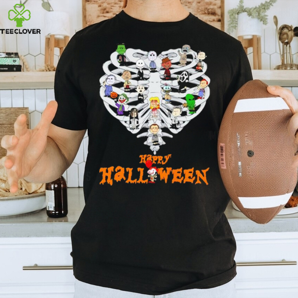 Ribs Peanuts serial killer Happy Halloween shirt