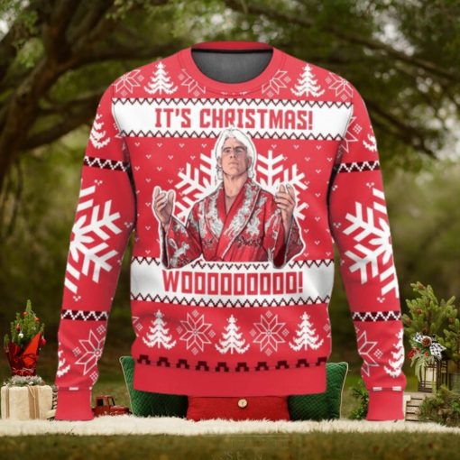 Ric Flair It’s Christmas Woooo Ugly Christmas Sweater