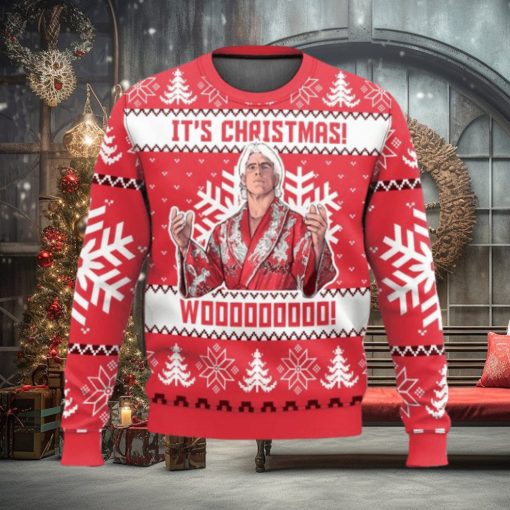 Ric Flair It’s Christmas Woooo Ugly Christmas Sweater