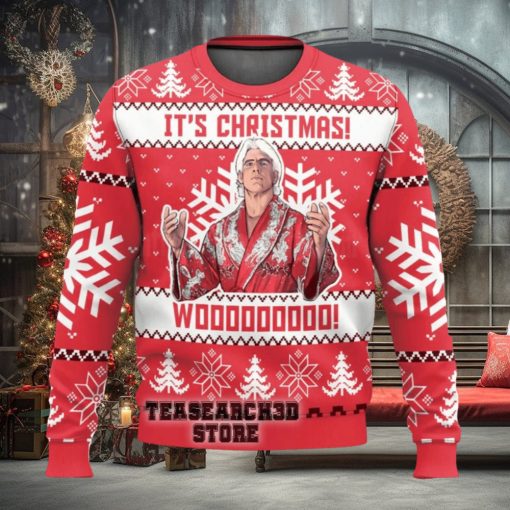 Ric Flair It’s Christmas Woooooo Ugly Christmas Sweater
