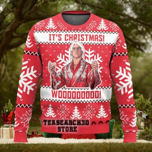 Ric Flair It’s Christmas Woooooo Ugly Christmas Sweater