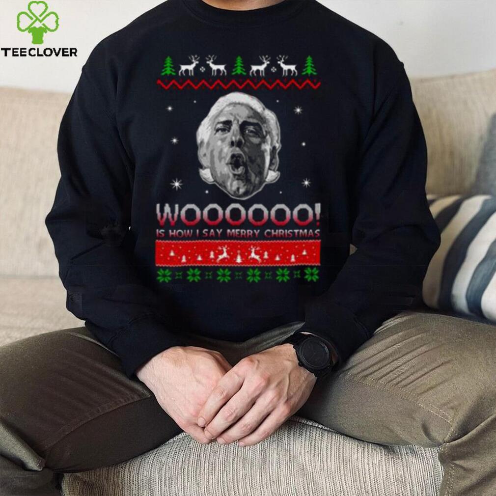 Ric Flair Woo Christmas Shirt Ric Flair Woo Christmas Shirt