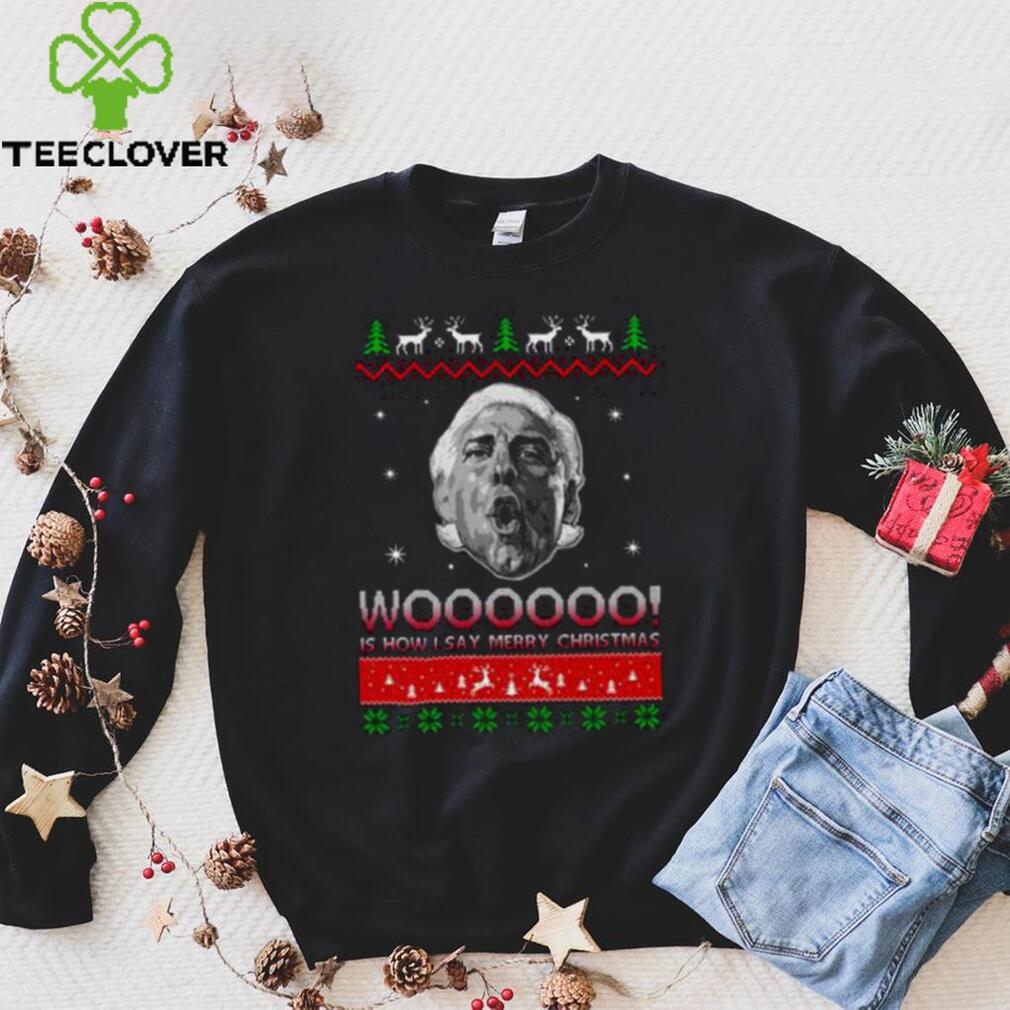 Ric Flair Woo Christmas Shirt Ric Flair Woo Christmas Shirt