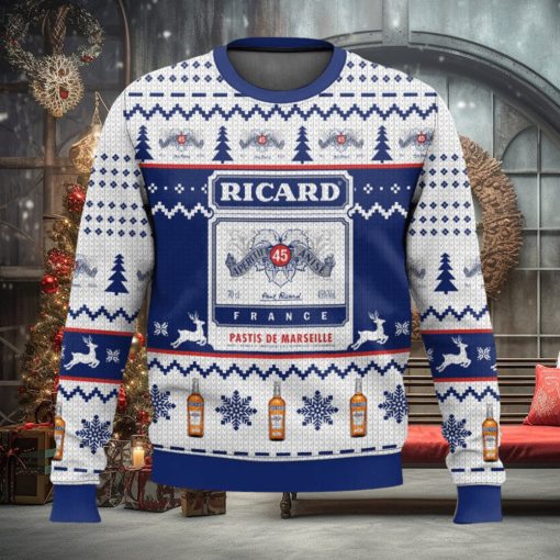 Ricard Ugly Christmas Sweater 2023 Christmas Gift 3D Sweater