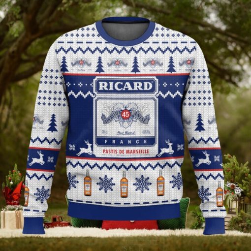 Ricard Ugly Christmas Sweater 2023 Christmas Gift 3D Sweater