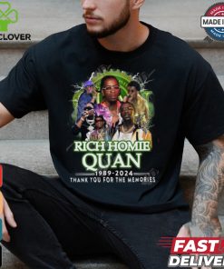 Rich Homie Quan 1989 2024 Thank You For The Memories T Shirt
