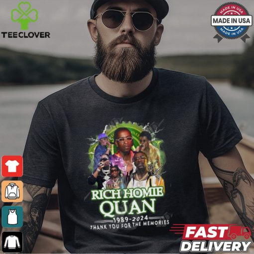 Rich Homie Quan 1989 2024 Thank You For The Memories T Shirt