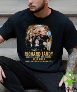 Richard Tandy Electric Light Orchestra 1948 2024 Thank You For The Memories T Shirt