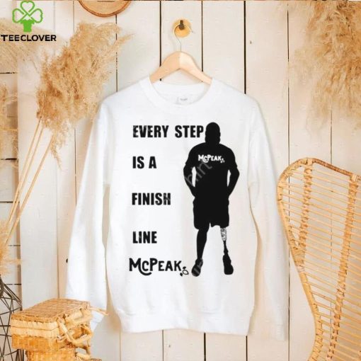 Richie Mcpeak Every Step Is A Finish Line Mcpeak Shirt