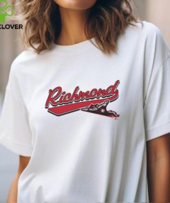 Richmond Flying Squirrels Champion Women's Cropped Raglan Tee shirt