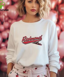 Richmond Flying Squirrels Champion Women's Cropped Raglan Tee shirt