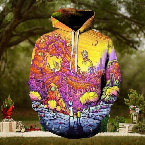 Rick And Morty 3D Printed Hoodie Ver 68
