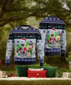 Rick And Morty Christmas Colorado Rockies Ugly Sweater