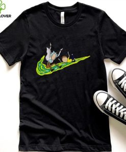 Rick And Morty Funny Nike Logo Shirt