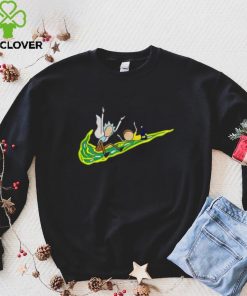 Rick And Morty Funny Nike Logo Shirt