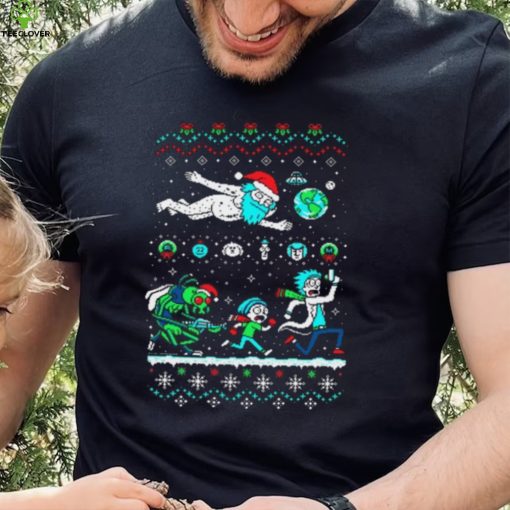 Rick And Morty Merry Christmas Ugly Christmas T shirt