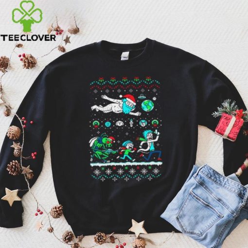Rick And Morty Merry Christmas Ugly Christmas T shirt