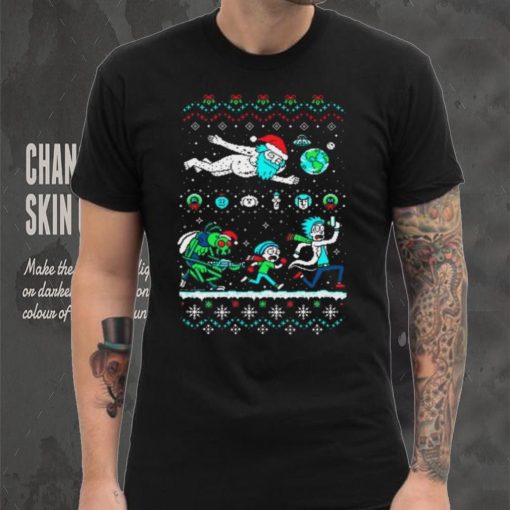 Rick And Morty Merry Christmas Ugly Christmas T shirt